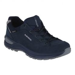Buty trekkingowe męskie Lowa Renegade Evo Low Gtx. Niebieskie buty trekkingowe męskie Lowa, bez wzorów, z gumy, bez zapięcia. Za 1,038.00 zł.