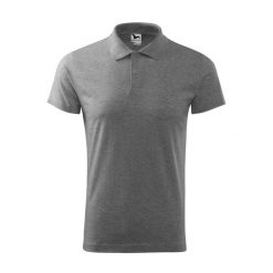 Męska Koszulka Polo Z Pojedynczym Jerseyem. Szare koszulki polo męskie ALDER, m, bez wzorów, z jersey, bez kołnierzyka, bez ramiączek. Za 75.99 zł.