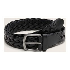 Mango Man - Pasek skórzany Braid. Paski męskie marki Mango Man. Za 119.90 zł.