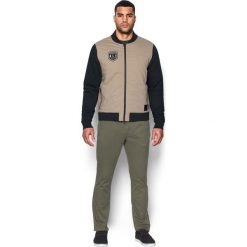 Under Armour Kurtka męska Ali Varsity Jacket beżowo-czarna r. M (1290303-290). Kurtki męskie marki Under Armour. Za 522.35 zł.