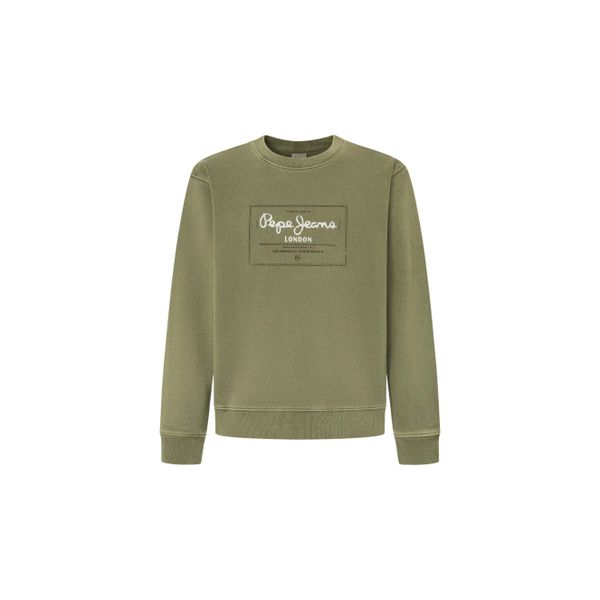 Bluza Pepe Jeans Simon. Brązowe bluzy nierozpinane męskie Pepe Jeans, m, bez wzorów, z jeansu, bez ramiączek, bez kaptura. Za 336.85 zł.