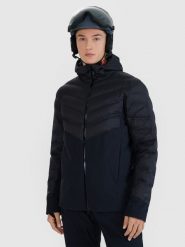 4F Kurtka narciarska 4FPRO membrana Pertex Shield 20000 męska - czarna XXL. Czarne kurtki narciarskie i snowboardowe męskie 4f, na zimę, m, bez wzorów, z dzianiny, z kapturem, narciarskie, primaloft. Za 999.99 zł.