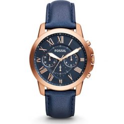 Zegarek FOSSIL - Grant FS4835 Blue/Rose Gold. Zegarki męskie marki Fossil. Za 499.00 zł.