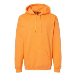 Bluza Z Kapturem Dla Dorosłych Unisex Softstyle Midweight. Czerwone bluzy nierozpinane męskie GILDAN, m, bez wzorów, bez ramiączek, z kapturem. Za 112.99 zł.
