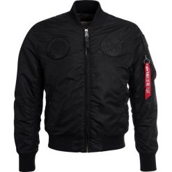 Alpha Industries NASA Kurtka Bomber all black. Czarne kurtki męskie Alpha Industries, z materiału. Za 759.00 zł.