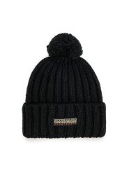 Napapijri Czapka NP0A4GKA Czarny. Czarne czapki męskie Napapijri, na zimę, bez wzorów, z syntetyku. Za 139.99 zł.