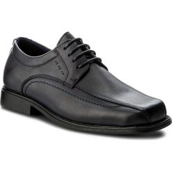 Półbuty VAPIANO BYL1002A-8. Niebieskie eleganckie półbuty męskie Vapiano, ze skóry ekologicznej, bez obcasa, bez zapięcia. W wyprzedaży za 44.99 zł.