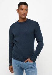 MUSTANG Emil C Crew MĘSKI SWETER Carbon 1014436 4135. Swetry męskie Mustang, bez wzorów, bez kołnierzyka, bez ramiączek. Za 139.99 zł.