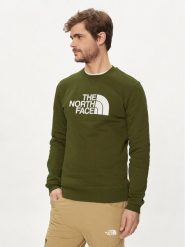 The North Face Bluza Drew Peak NF0A4SVR Zielony Regular Fit. Zielone bluzy nierozpinane męskie The North Face, m, bez wzorów, z syntetyku, bez ramiączek, bez kaptura. Za 349.99 zł.