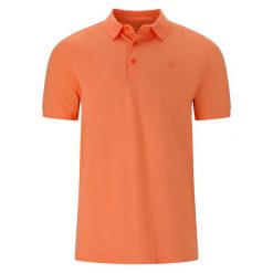 Polo Cruz Harrold. Brązowe koszulki polo męskie CRUZ, m, bez wzorów, eleganckie, bez kołnierzyka, bez ramiączek. Za 136.50 zł.