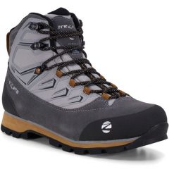 Buty trekkingowe męskie TREZETA Aoraki z membraną WP. Szare buty trekkingowe męskie TREZETA, bez wzorów, sportowe, bez obcasa, bez zapięcia. Za 599.90 zł.