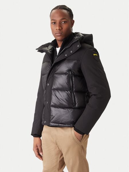 Blauer Kurtka puchowa Giubbini 25WBLUC03143 Czarny Regular Fit. Czarne kurtki męskie Blauer, m, bez wzorów, z puchu, bez ramiączek, bez kaptura. Za 1,889.00 zł.