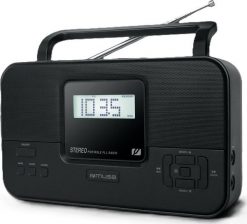 Muse Stereo Portable Radio | M-087 MB PLL | AUX in | FM radio | Headphone out. Radia Muse. Za 107.37 zł.