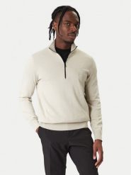 BOSS Sweter Kanobix 50527585 Beżowy Regular Fit. Brązowe kardigany męskie Boss, l, bez wzorów, z bawełny, bez ramiączek. Za 459.99 zł.