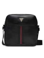 Guess Saszetka HMTOCS P6159 Czarny. Czarne saszetki męskie Guess, z aplikacjami, ze skóry. Za 369.99 zł.