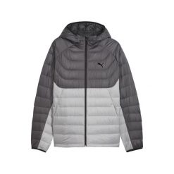 Męska kurtka puchowa z kapturem PUMA PACKLITE. Szare kurtki męskie Puma, m, bez wzorów, z puchu, sportowe, bez ramiączek, z kapturem. Za 599.00 zł.