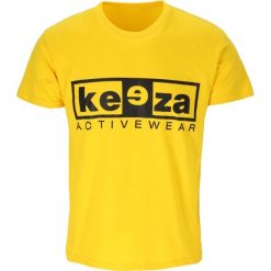 Koszulka sportowa męska KEEZA bawełniana. Żółte t-shirty sportowe męskie KEEZA, l, bez wzorów, z bawełny, sportowe, bez ramiączek. Za 26.00 zł.