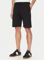 Paul&Shark Szorty sportowe C0P1237 Czarny Regular Fit. Czarne szorty sportowe męskie PAUL&SHARK, bez wzorów, z bawełny, sportowe. Za 469.99 zł.