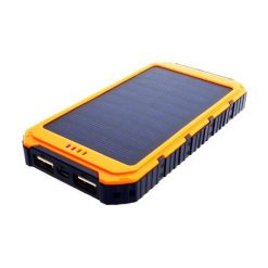 PowerNeed S6000Y ładowarka solarna 6000mAh z oświetleniem LED. Powerbanki PowerNeed. Za 54.99 zł.