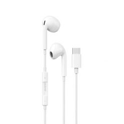 Słuchawki douszne ze złączem usb-c - biały. Białe słuchawki douszne Dudao. Za 29.90 zł.
