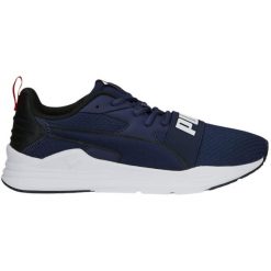 Buty do chodzenia męskie Puma WIRED RUN PURE. Niebieskie buty do biegania męskie Puma, bez wzorów, bez zapięcia, do biegania. Za 347.32 zł.