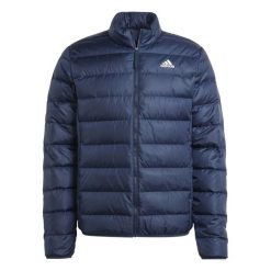 Kurtka Essentials Light Rozmiar XXL Niebieski - IK3218. Białe kurtki męskie ADIDAS, na zimę, xxl, bez wzorów, z poliesteru, eleganckie, bez ramiączek, bez kaptura. Za 415.00 zł.