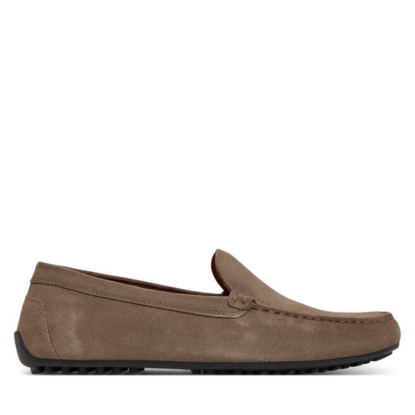 Mokasyny Geox. Brązowe mokasyny męskie Geox, bez zapięcia. Za 449.99 zł.