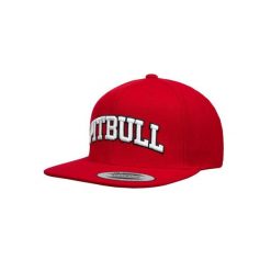 Czapka męska Pitbull Snapback PITBULL. Czerwone czapki męskie PITBULL, bez wzorów, sportowe. Za 129.00 zł.