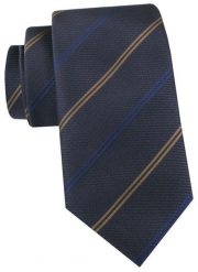 Krawat Męski - Angelo di Monti - Granat, Drobne Prążki. Niebieskie krawaty i muchy męskie Angelo di Monti, bez wzorów, z tkaniny, eleganckie. Za 45.00 zł.