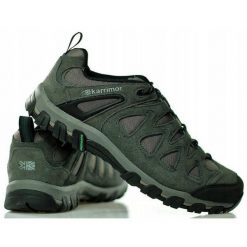 Buty trekkingowe męskie Karrimor Supa K931. Szare buty zimowe męskie Karrimor, bez wzorów, sportowe, bez obcasa, bez zapięcia. W wyprzedaży za 224.99 zł.