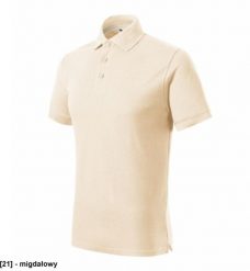 Prime (GOTS) - ADLER - Prime (GOTS) - Koszulka polo męska, Certified by Intertek GOTS-14289, 200 g/m2, 100 % bawełna organiczna - migdałowy S. Koszulki polo męskie Malfini, m, bez wzorów, z bawełny, bez kołnierzyka, bez ramiączek. Za 102.88 zł.