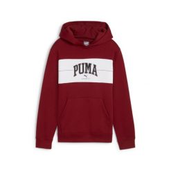Młodzieżowa bluza z kapturem PUMA SQUAD PUMA Intense Red. Czerwona bluzy z kapturem męskie Puma, m, bez wzorów, z dzianiny, z kapturem. Za 109.00 zł.
