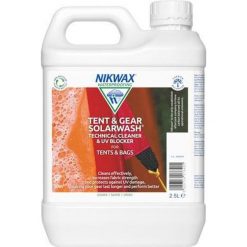 Środek czyszczący Nikwax Tent&Gear SolarWash Spray-On 2,5l. Brązowe buty trekkingowe męskie Nikwax, bez wzorów, sportowe, bez obcasa, bez zapięcia. Za 140.00 zł.