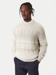 BOSS Sweter Karombo 50548686 Beżowy Regular Fit. Brązowe kardigany męskie Boss, bez wzorów, z wełny, bez kołnierzyka, bez ramiączek. Za 669.99 zł.