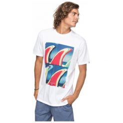 Quiksilver T – Shirt Męski Ssclafinfanatic M Tees wbb0 White Xl. T-shirty sportowe męskie marki Quiksilver. W wyprzedaży za 79.00 zł.