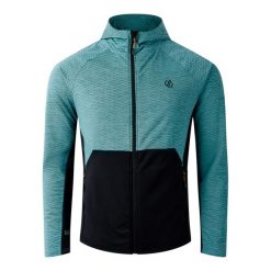 Polar z kapturem Dare 2B Assimilate III. Czarne bluzy z polaru męskie Dare 2B, bez wzorów, z polaru, sportowe, bez ramiączek, z kapturem. W wyprzedaży za 263.00 zł.