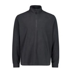 Bluza męska CMP 3G28037N. Czarne bluzy nierozpinane męskie CMP, m, bez wzorów, sportowe, bez ramiączek, bez kaptura. Za 119.99 zł.