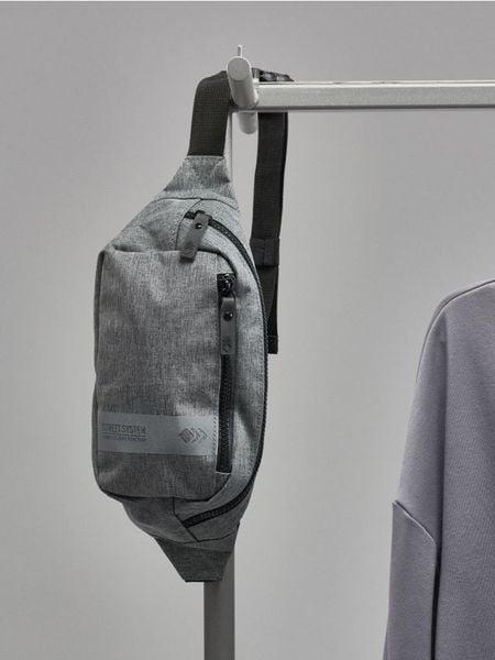 Nerka - szary. Szare saszetki męskie Sinsay, bez wzorów, małe. Za 19.99 zł.