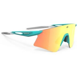 Okulary Rudy Project ASTRAL EMERALD FADE GLOSS Multilaser Orange. Brązowe okulary przeciwsłoneczne męskie Rudy Project, bez wzorów, sportowe. W wyprzedaży za 356.00 zł.