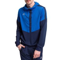 Bluza Erima Squad. Niebieskie bluzy nierozpinane męskie Erima, m, bez wzorów, sportowe, bez ramiączek, z kapturem. W wyprzedaży za 155.50 zł.