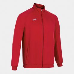 Bluza do piłki nożnej męska Joma Microfibra Doha. Czerwone bluzy nierozpinane męskie Joma, m, bez wzorów, sportowe, bez ramiączek, bez kaptura. Za 251.30 zł.