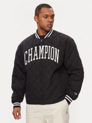 Champion Kurtka bomber 219897 Czarny Regular Fit. Czarne kurtki męskie CHAMPION, m, bez wzorów, z syntetyku, bez ramiączek, bez kaptura. Za 359.99 zł.