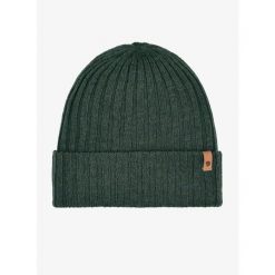 Czapka Fjallraven Byron Hat Thin - dark olive. Zielone czapki męskie Fjällräven, bez wzorów, sportowe. Za 188.99 zł.