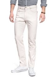 LEE RIDER MĘSKIE SPODNIE JEANSOWE WHITE SAND L701LB15 112117560. Białe spodnie na co dzień męskie Lee, bez wzorów, z jeansu. Za 199.99 zł.