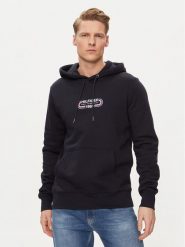 Tommy Hilfiger Bluza Track Graphic MW0MW34445 Granatowy Regular Fit. Niebieskie bluzy nierozpinane męskie Tommy Hilfiger, m, bez wzorów, z bawełny, bez ramiączek, bez kaptura. Za 399.99 zł.