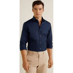 Mango Man - Koszula Play. Szare koszule męskie Mango Man, z bawełny, z klasycznym kołnierzykiem, z długim rękawem. Za 139.90 zł.