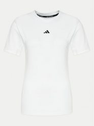 Adidas Koszulka techniczna Techfit Compression JE6699 Biały Slim Fit. Białe t-shirty sportowe męskie ADIDAS, m, bez wzorów, z syntetyku, sportowe, bez ramiączek. Za 119.99 zł.