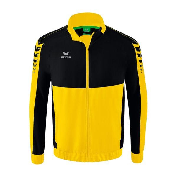 Kurtka prezentacyjna Erima Six Wings. Czarne kurtki męskie Erima, xl, bez wzorów, eleganckie, bez ramiączek, bez kaptura. Za 331.99 zł.