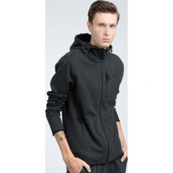 Bluza męska BLM005 - ciemny szary melanż. Bluzy rozpinane męskie marki 4f. W wyprzedaży za 169.99 zł.