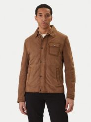 Milestone Kurtka skórzana Elias 611613 60740 Beżowy Regular Fit. Brązowe kurtki męskie Milestone, m, bez wzorów, ze skóry, bez ramiączek, bez kaptura. Za 2,089.00 zł.